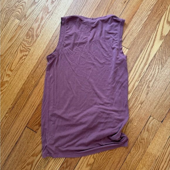 Athleta | Sleeveless Tank Top with Side Ruching | Mauve | Size S - Picture 4 of 5